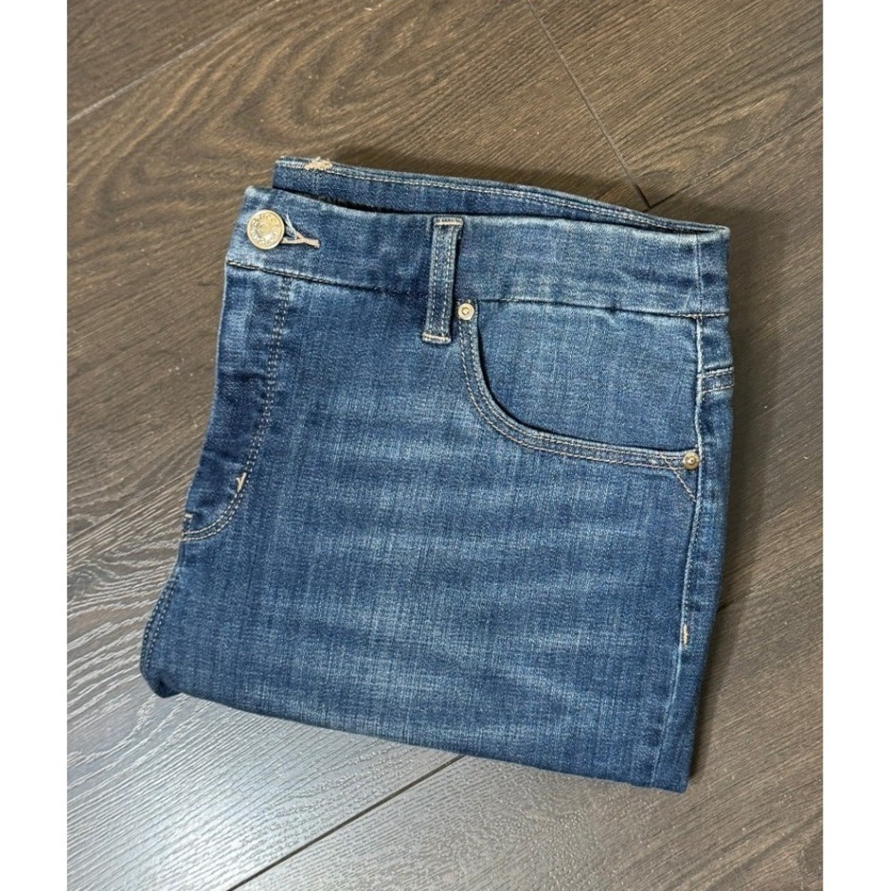 Chico's So Slimming Girlfriend Slim Leg Ankle Jeans Blue Medium Wash Size 10 1.5